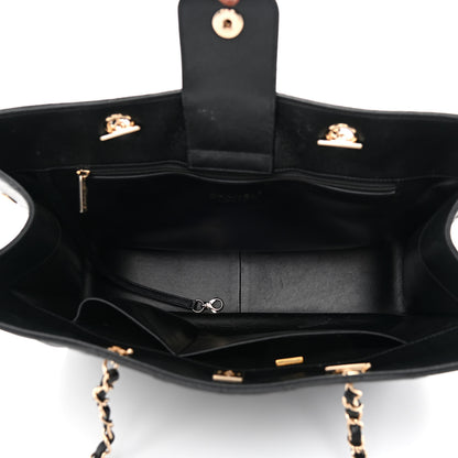 Chanel Caviar Quilted Large Shopping Tote Black 5 of 10