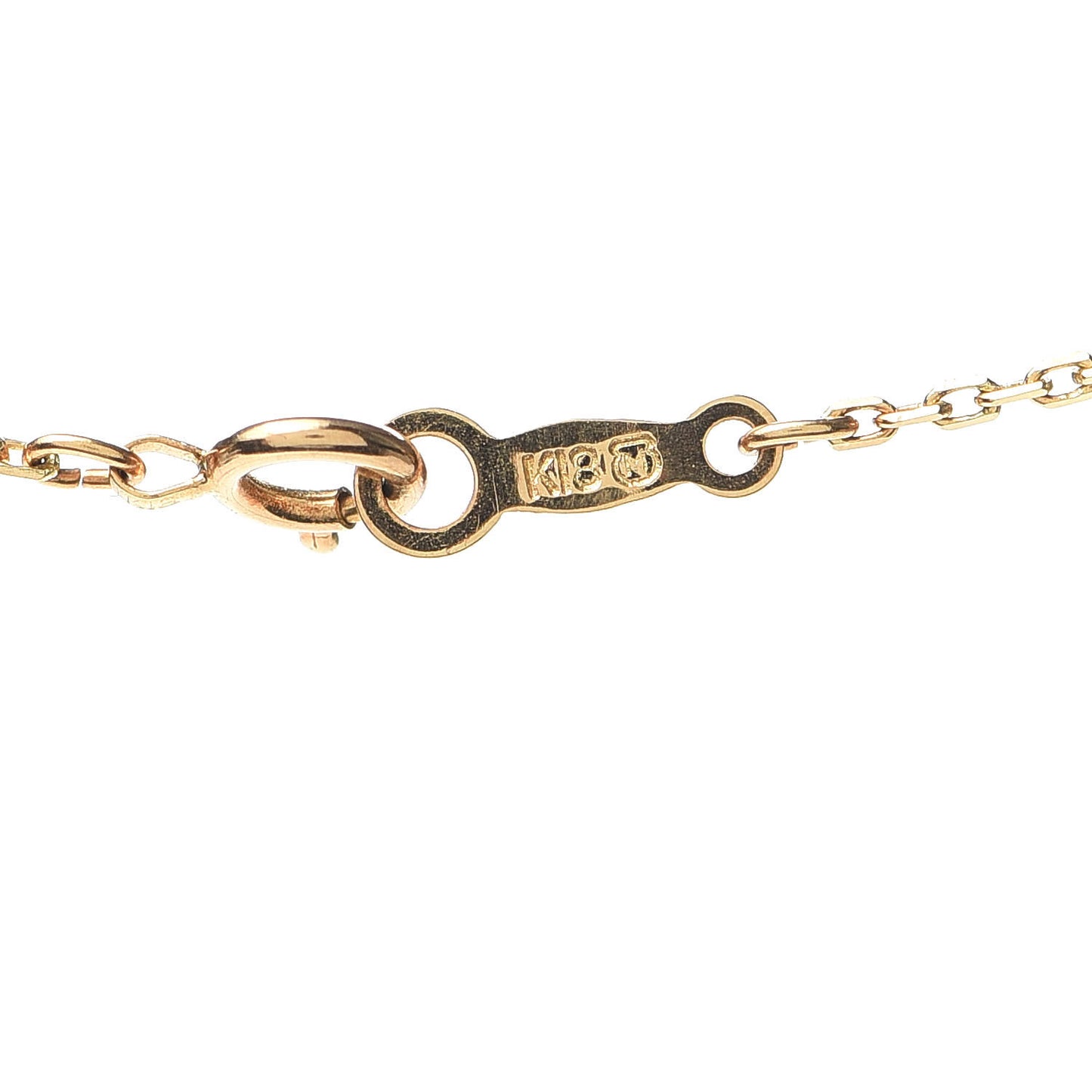18K Yellow Gold Diamond Akoya Pearl 7.5mm Drop Pendant Necklace