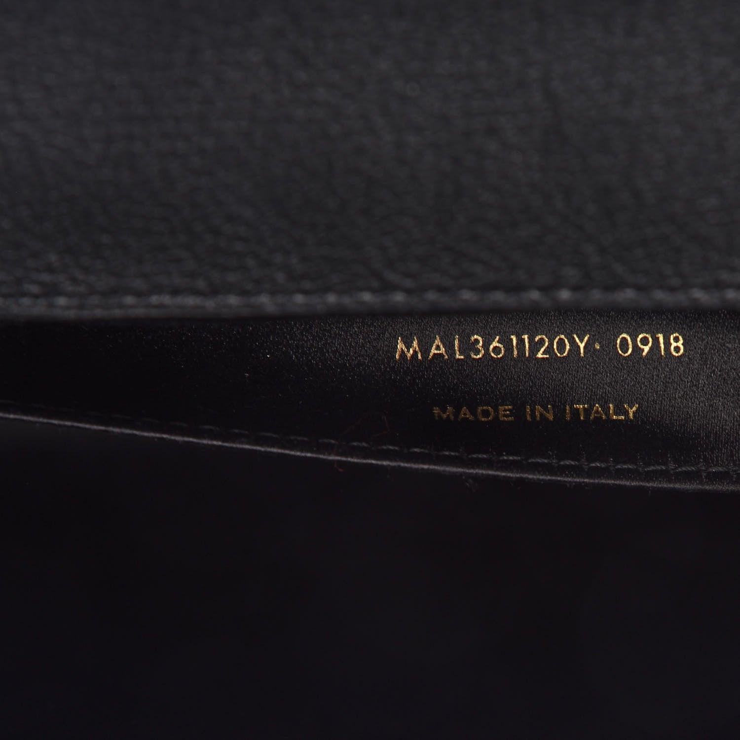 Saint Laurent Calfskin Monogram Large Belle De Jour Clutch Black 7 of 9
