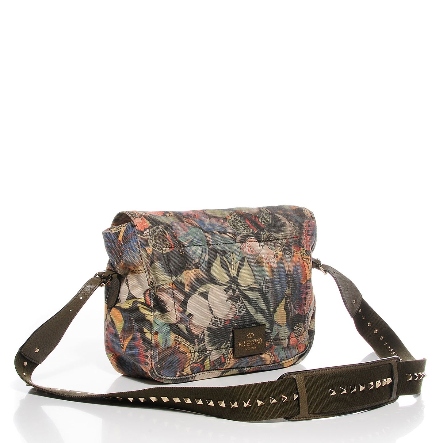 Canvas Camubutterfly Rockstud Messenger