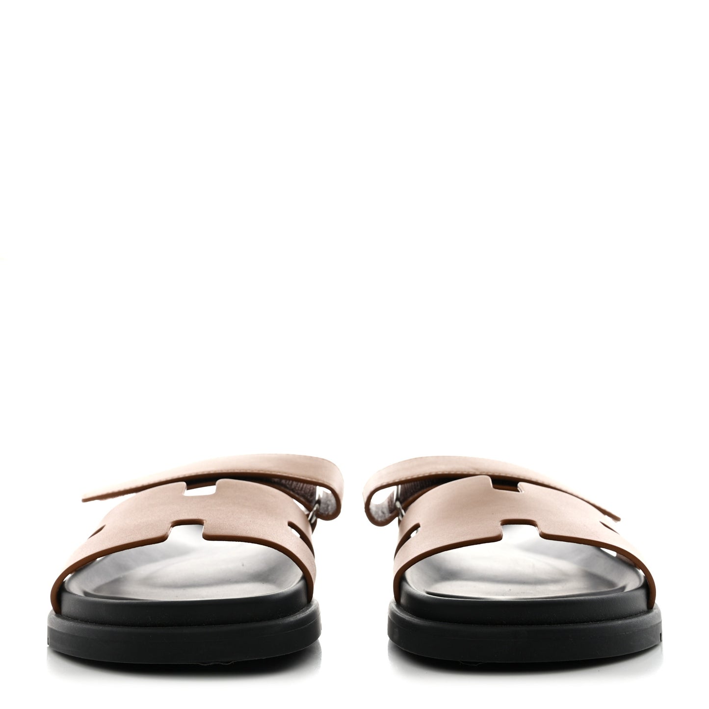 Calfskin Mens Chypre Sandals 40.5 Naturel