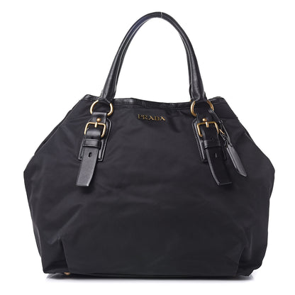 Prada Tessuto Nylon Cervo Shoulder Bag Black 1 of 11