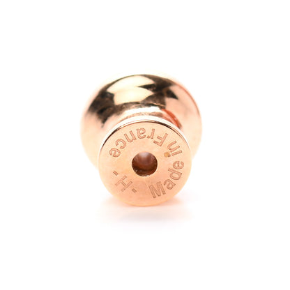 Hermes Rose Gold Lacquered Pop H Earrings Black 7 of 8