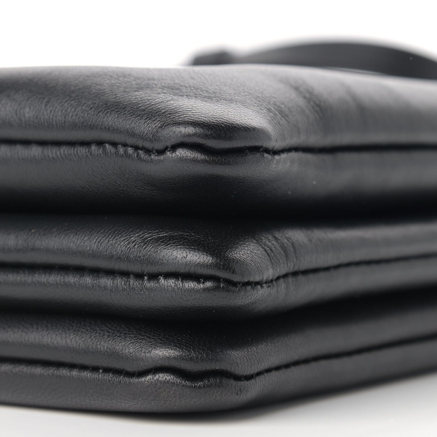 Lambskin Large Trio Crossbody Bag Black