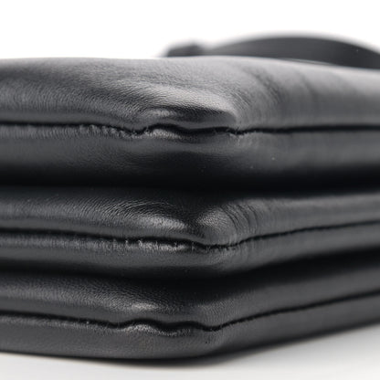 Celine Lambskin Large Trio Crossbody Bag Black 12 of 14