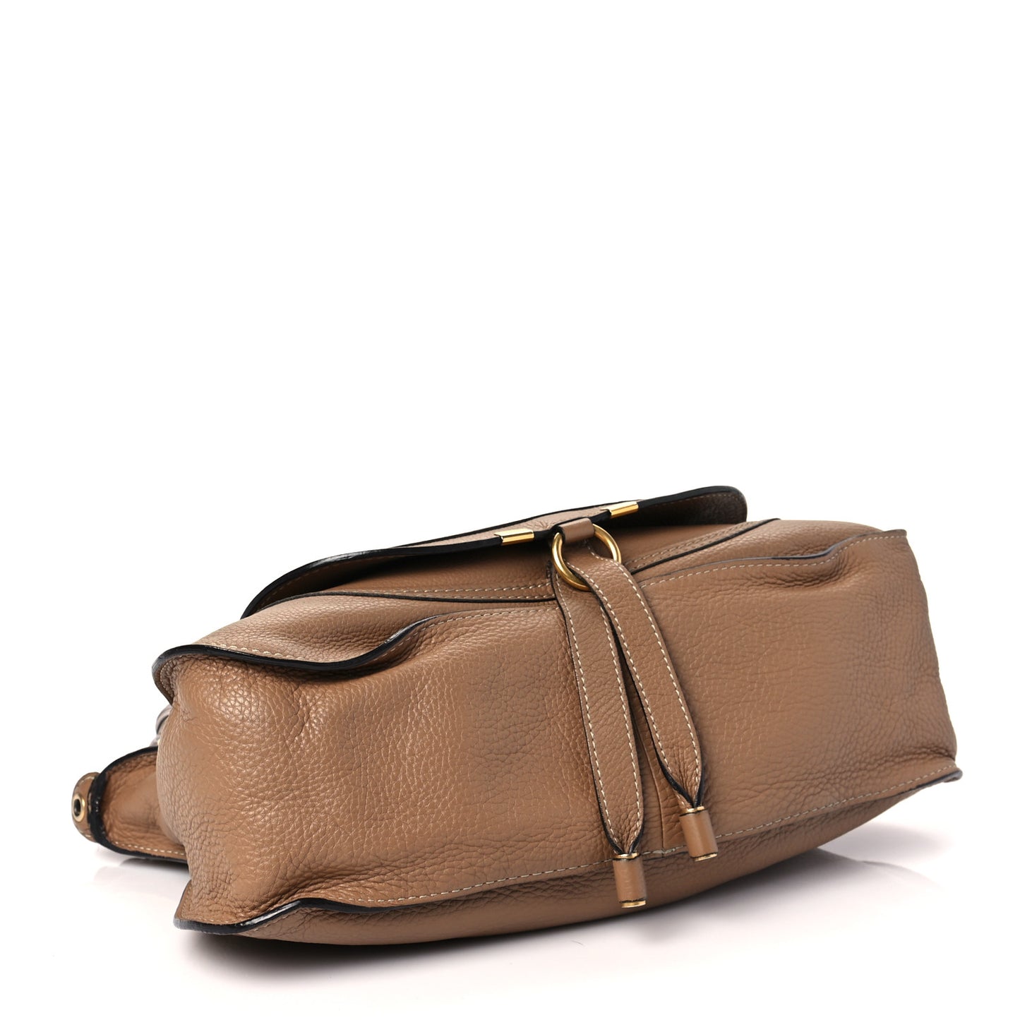 Calfskin Small Marcie Satchel Nut