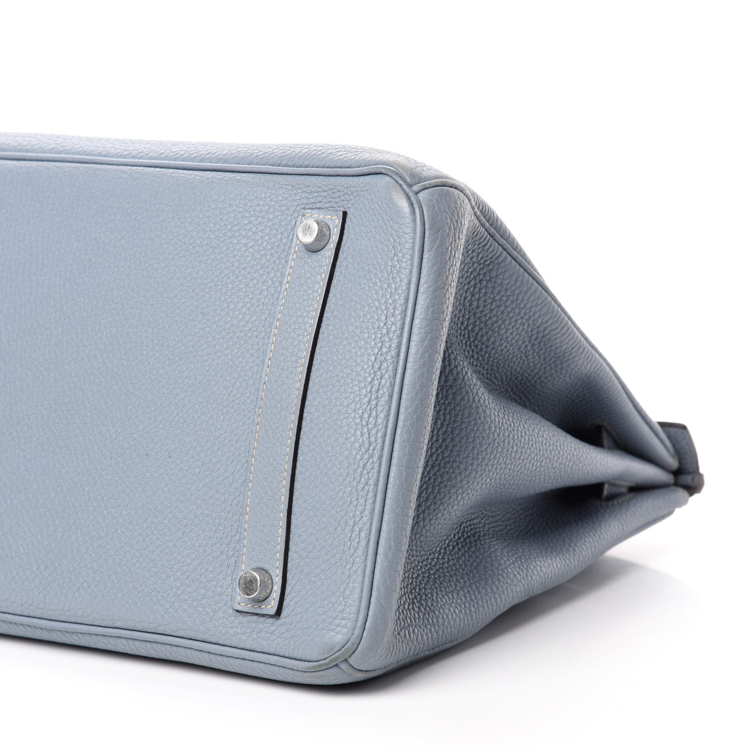 Hermes Togo Birkin 35 Bleu Lin 7 of 16