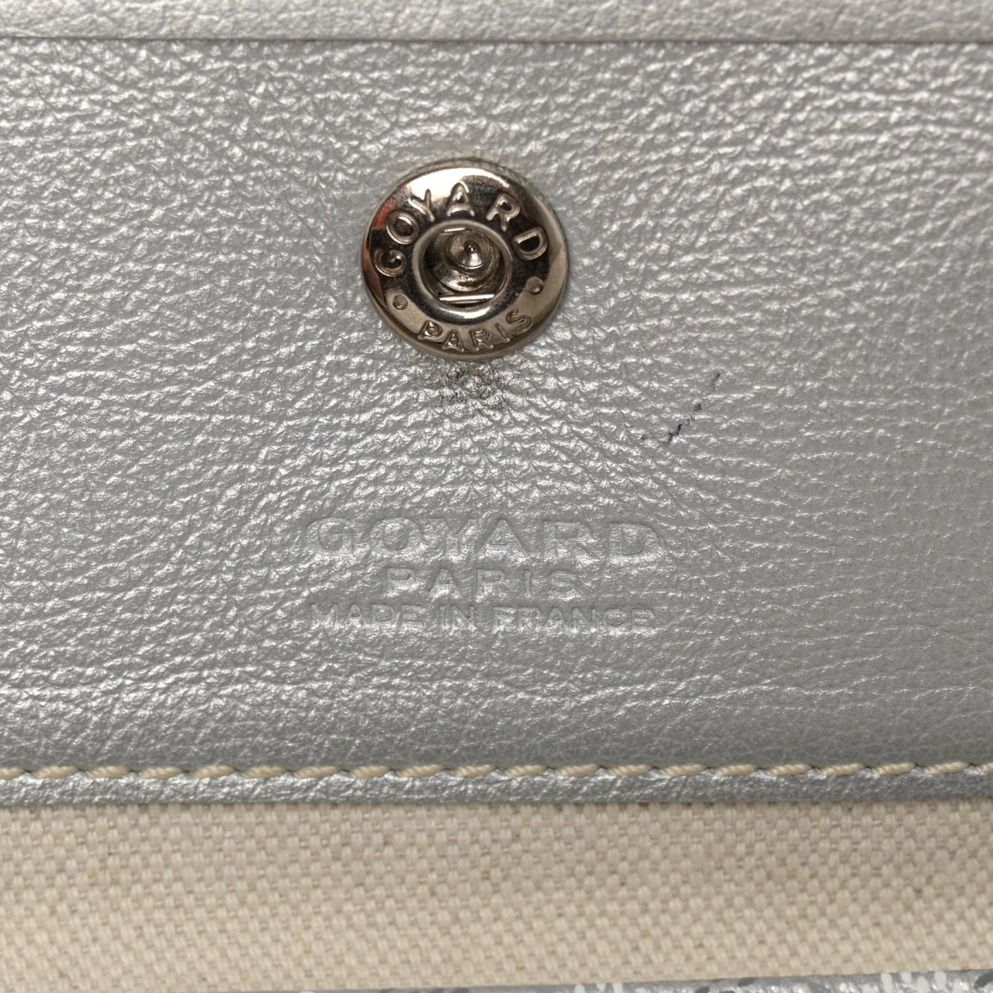 Goyardine Precious Metals Saint Louis GM Silver