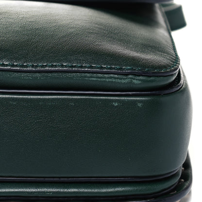 Valentino Garavani Vitello Rockstud Shoulder Flap Bag Green 10 of 11