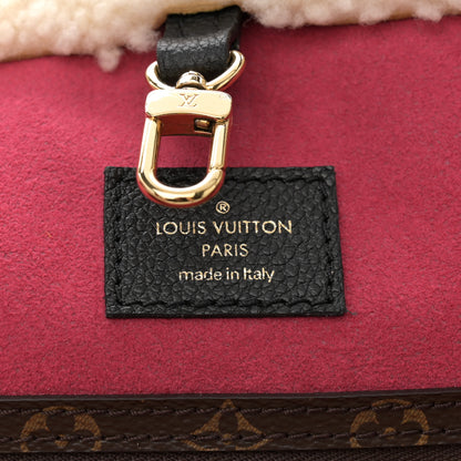 Louis Vuitton Calfskin Monogram Teddy Neverfull MM Black 6 of 14