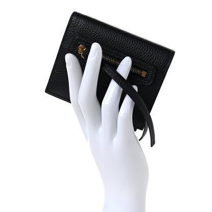 Balenciaga Grained Calfskin Neo Classic Wallet Black 2 of 6