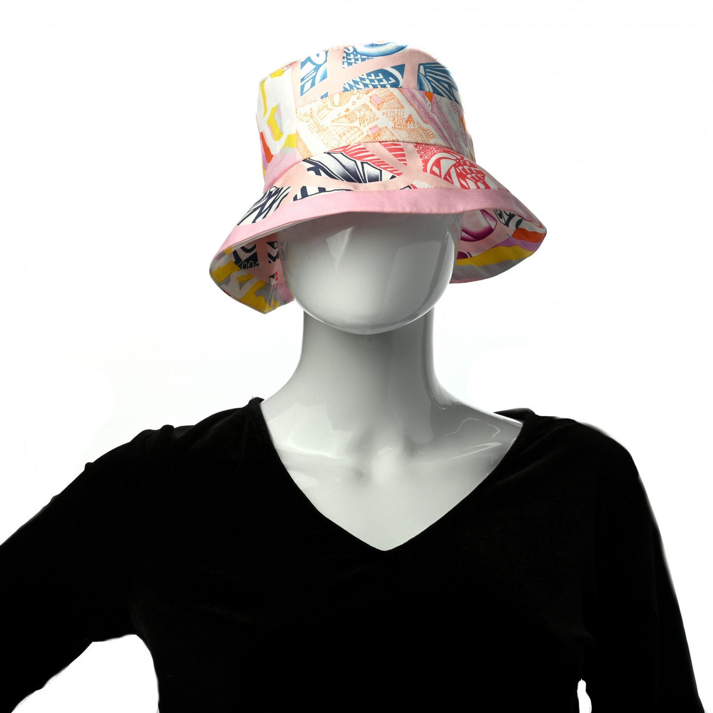 Silk Carla Patchwork Bucket Hat 57