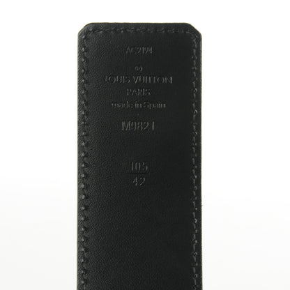 Louis Vuitton Monogram Macassar LV Initiales Reversible Belt105 42 Black 5 of 6