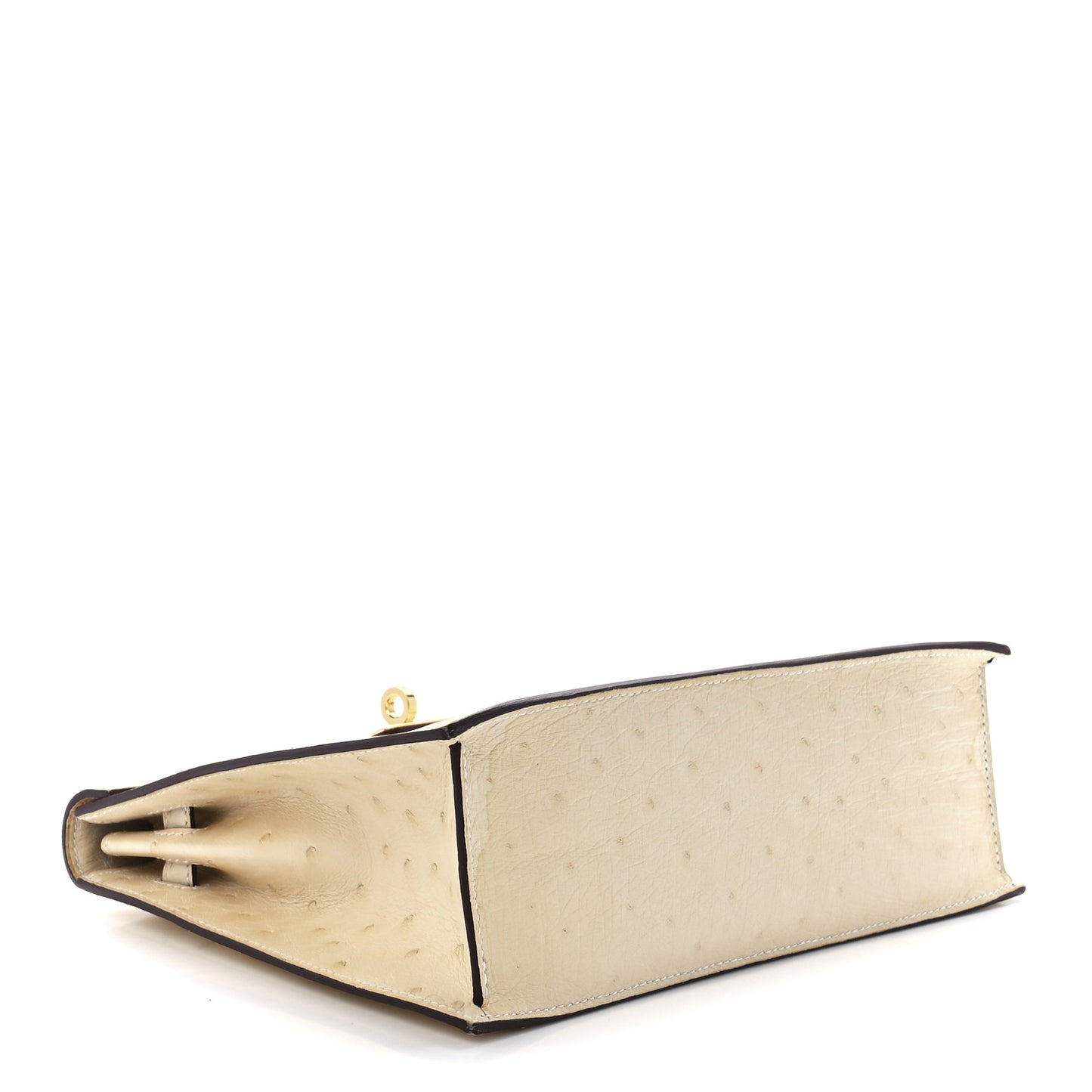 Ostrich Kelly Danse II Belt Bag Nata