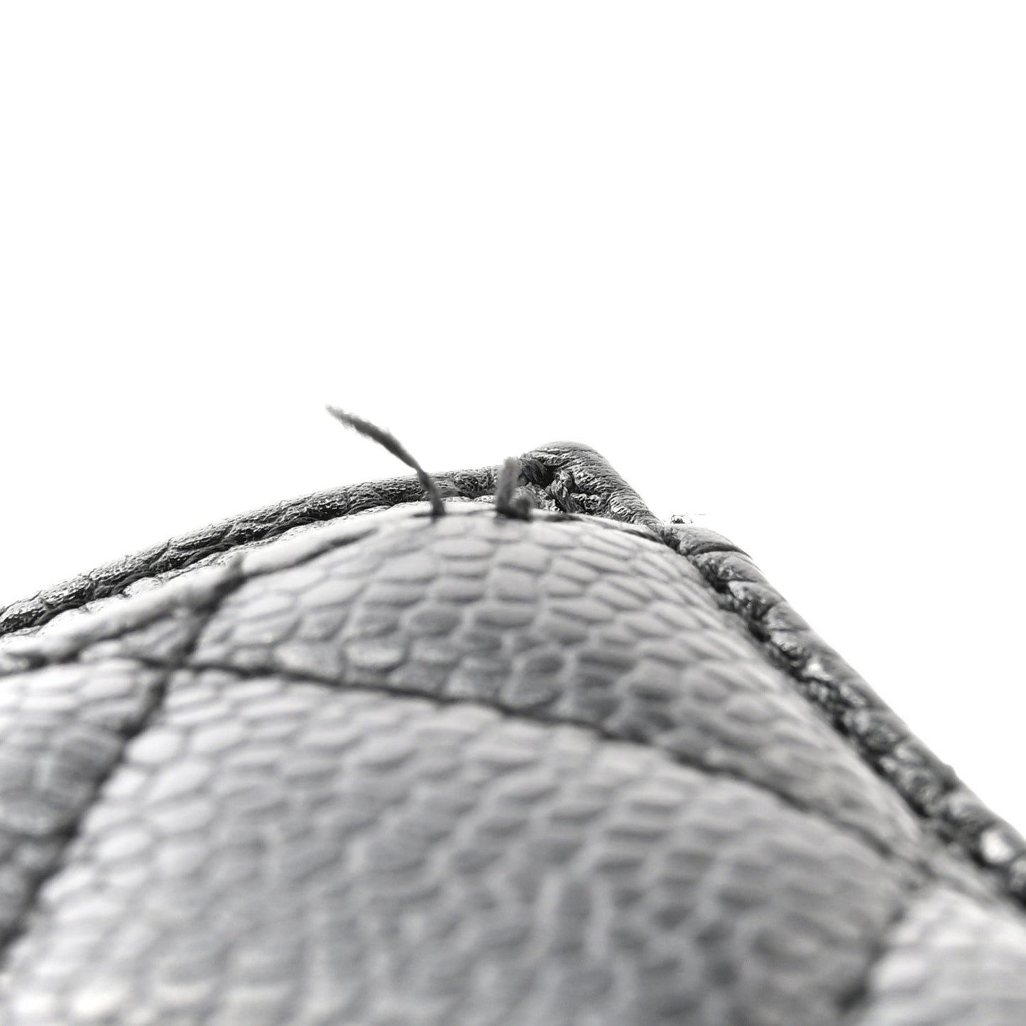 Caviar Quilted Card Holder Black