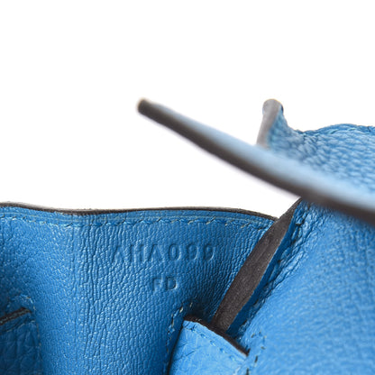 Hermes Togo Birkin 25 Bleu Zanzibar 6 of 9