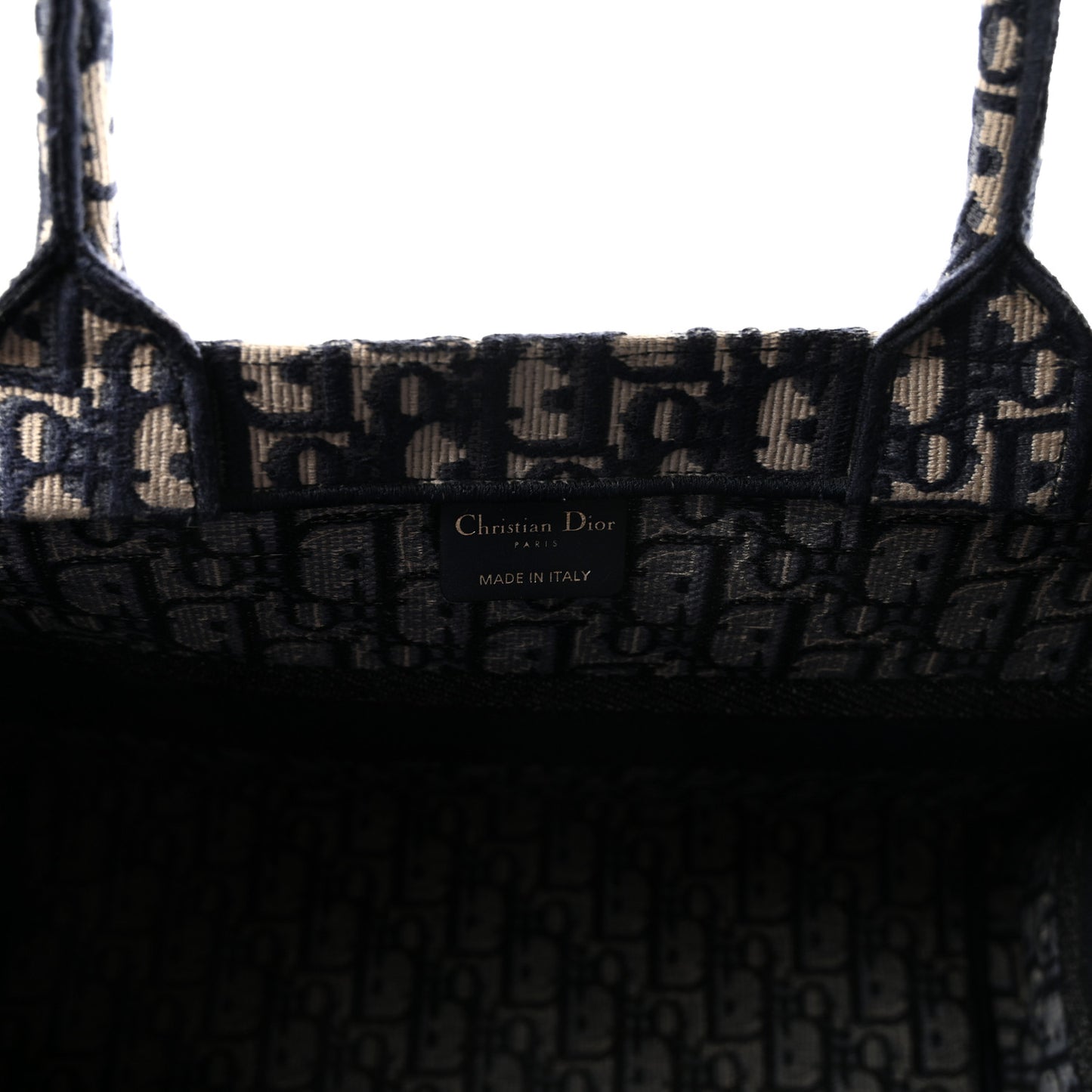Oblique Medium Book Tote Blue Multicolor