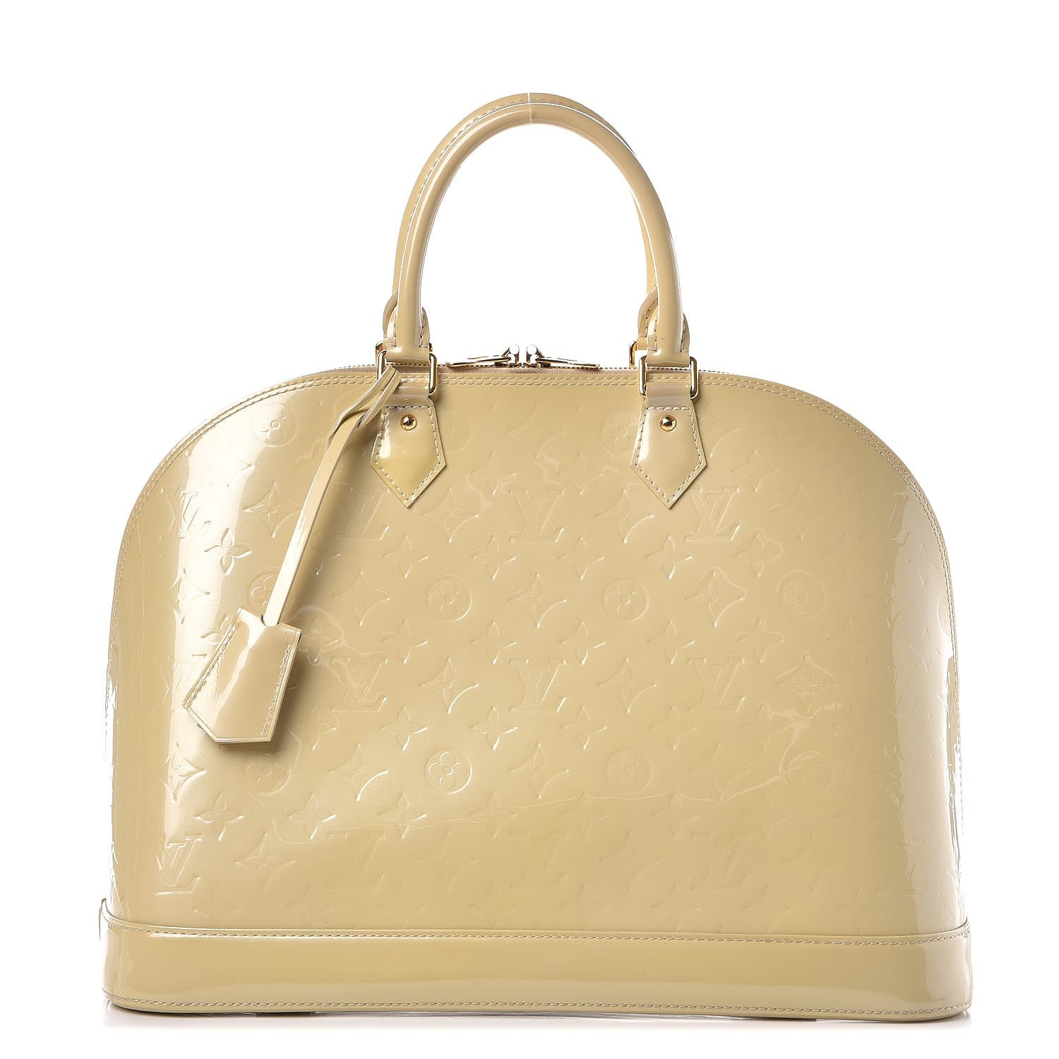 Louis Vuitton Vernis Alma GM Blanc Corail 1 of 14
