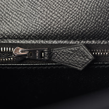 Hermes Epsom Kelly Sellier 28 Black 15 of 40