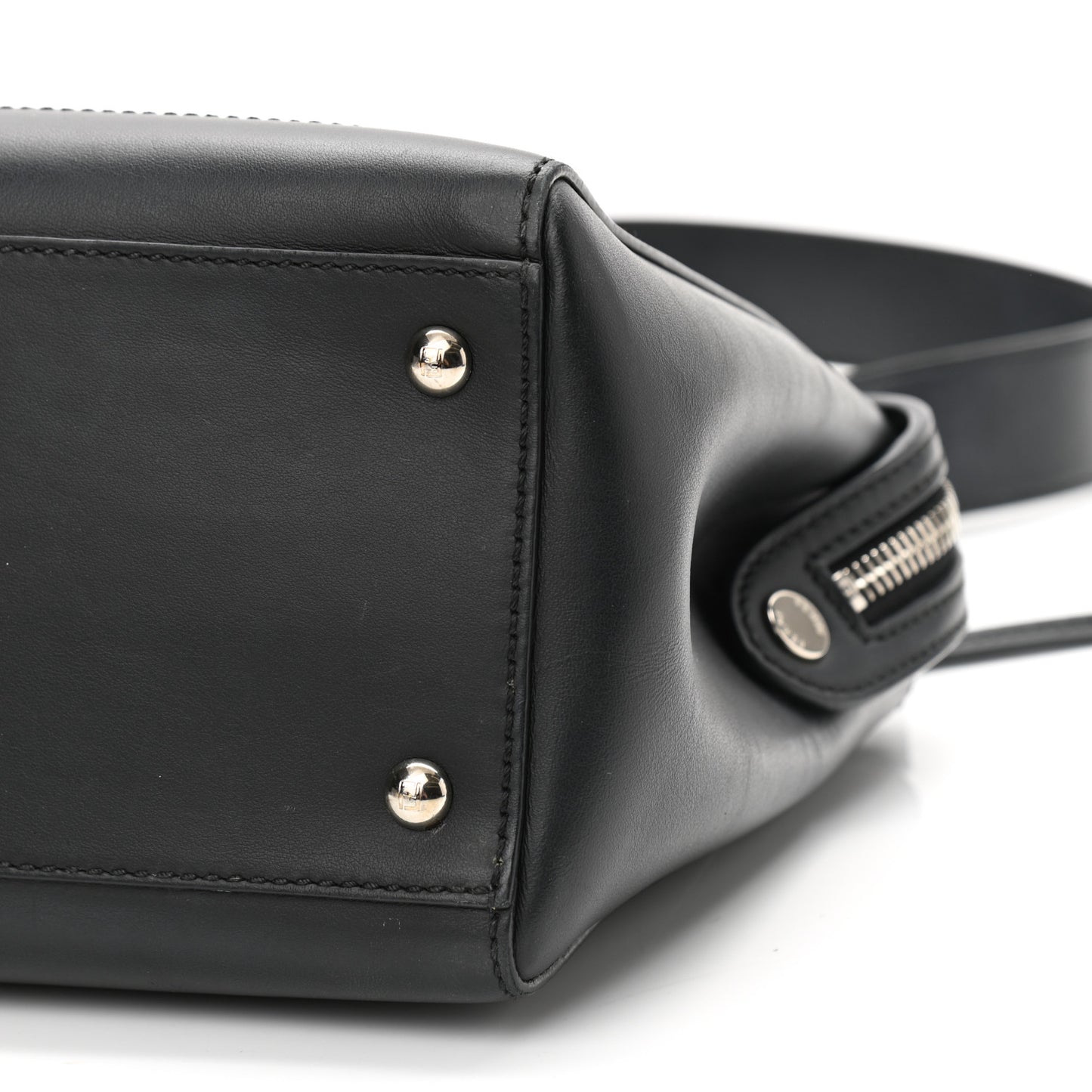 Vitello Baltico Dolce DotCom Satchel Black Blue Royal