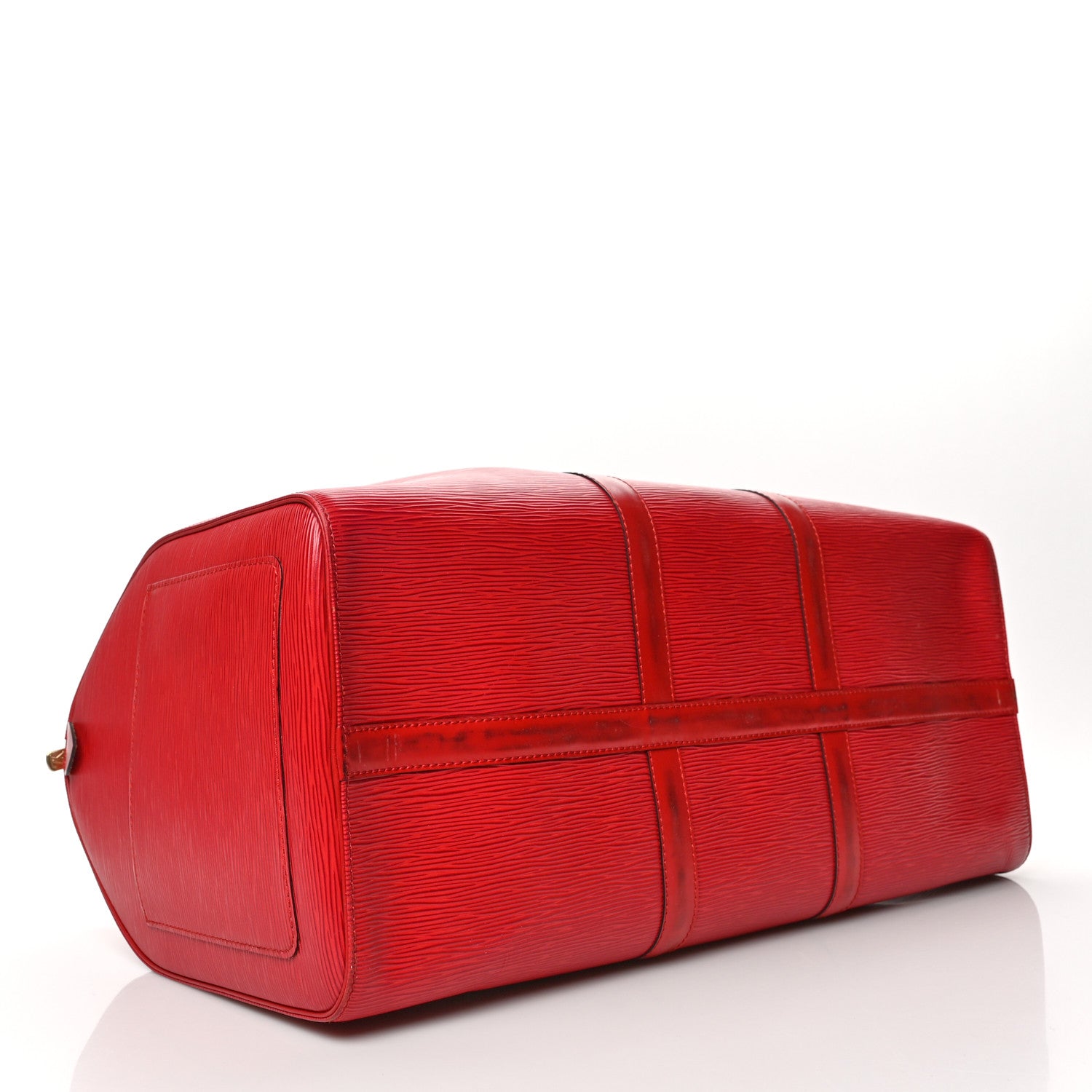 Louis Vuitton Epi Keepall 50 Castillan Red 4 of 15