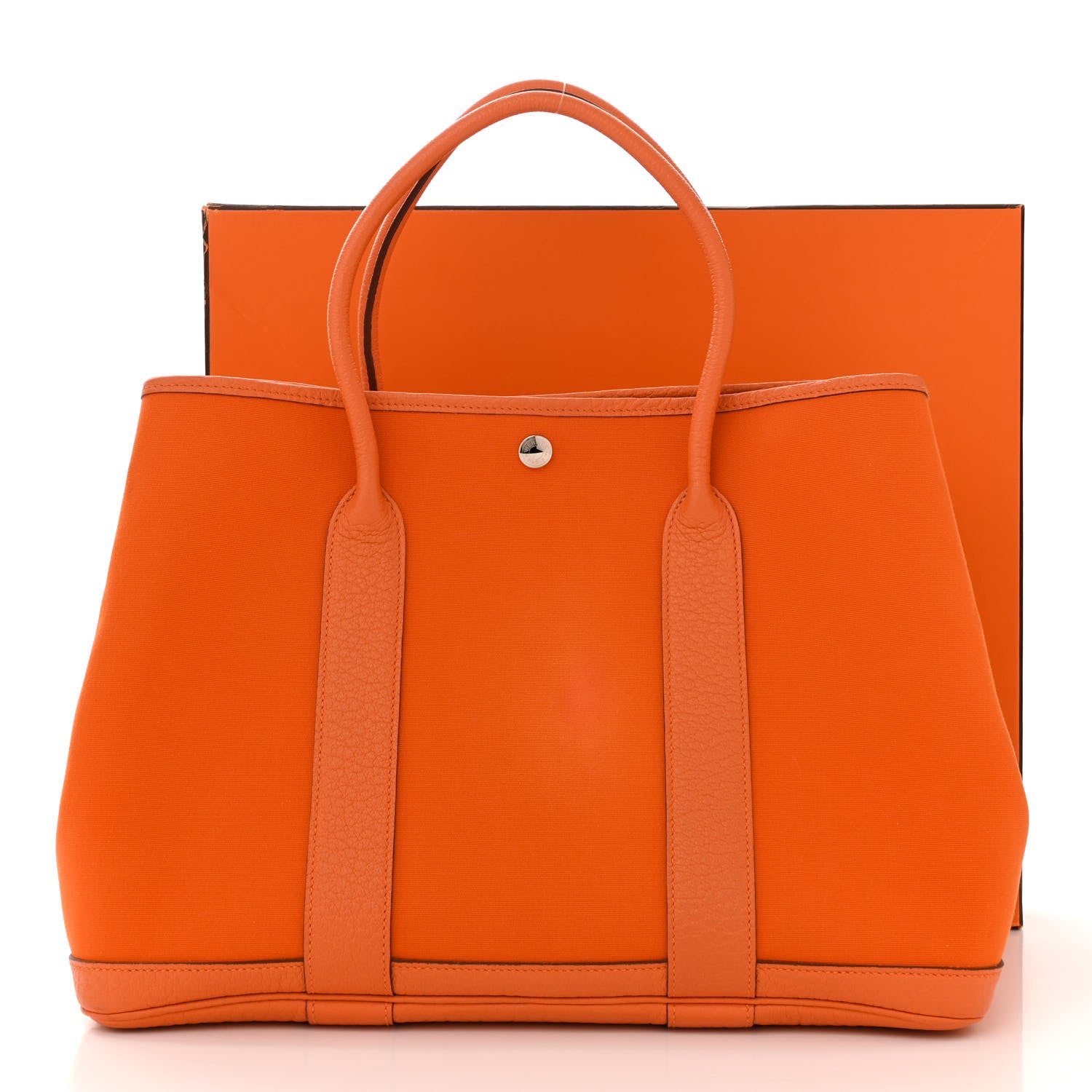 Hermes Toile Negonda Garden Party 36 MM Orange 13 of 13