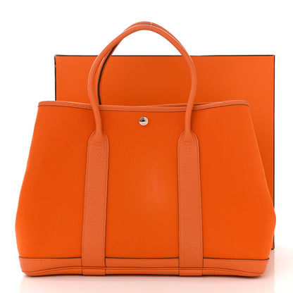 Hermes Toile Negonda Garden Party 36 MM Orange 13 of 13