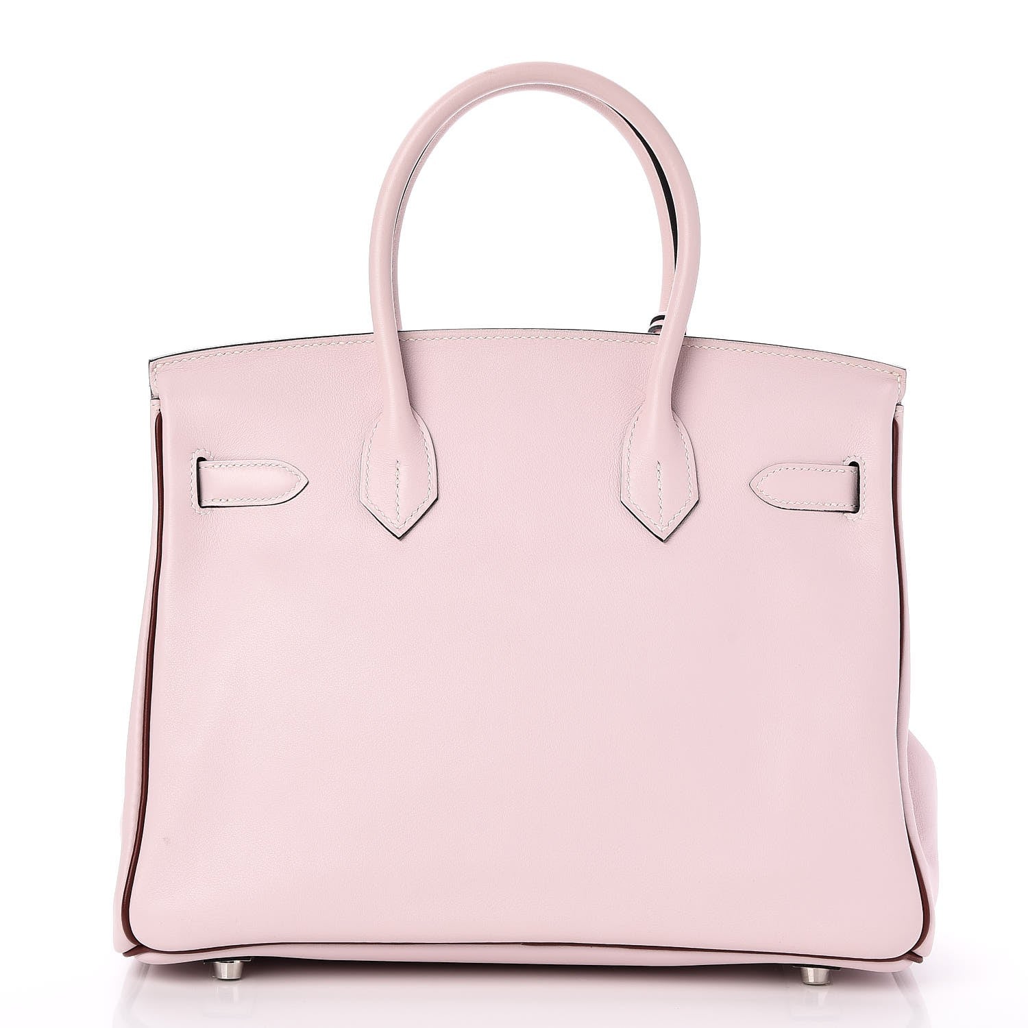 Hermes Swift Horseshoe Bi-Color Birkin 30 Rose Dragee Rouge H 5 of 37