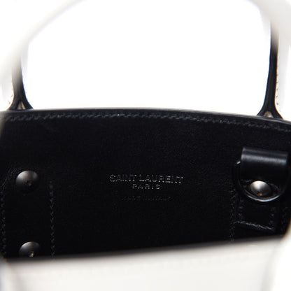 Saint Laurent Grained Calfskin Nano Sac De Jour Porcellana Black 8 of 10