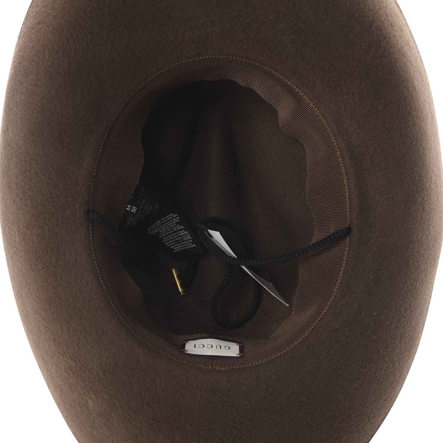 Gucci Felt Sereno Hat M 58 Brown 3 of 5