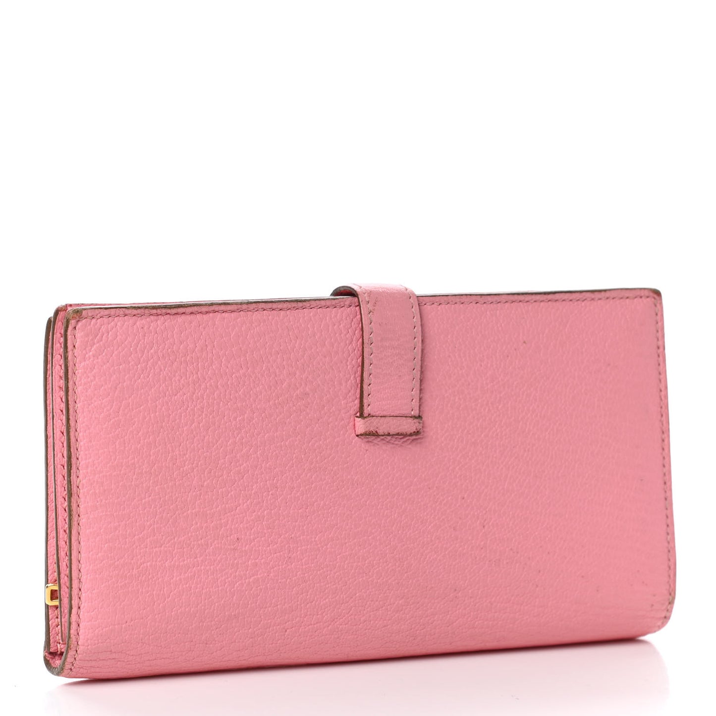 Chevre Mysore Bearn Gusset Wallet Rose Confetti