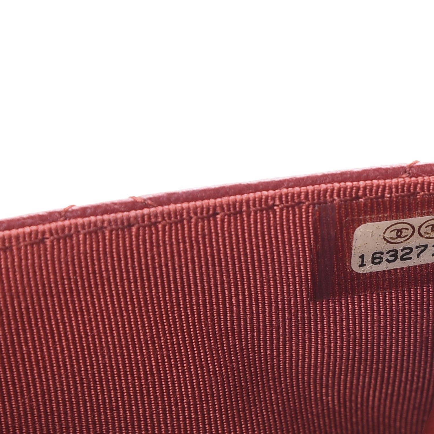 Chanel Lambskin Quilted Wallet on Chain WOC Red 7 of 12