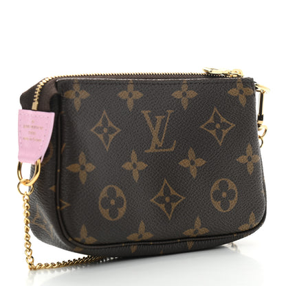 Louis Vuitton Monogram 2021 Christmas Animation Japanese Garden Mini Pochette Accessories Wisteria Pink 3 of 7