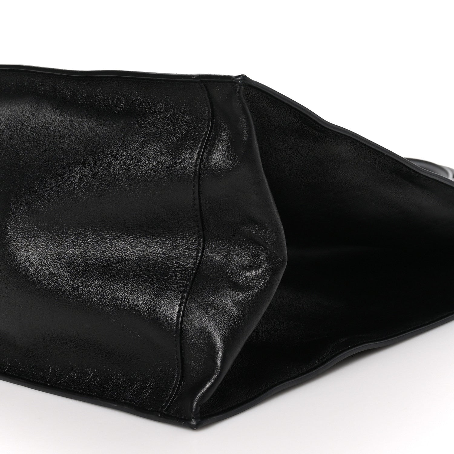 Saint Laurent Vitello Rive Gauche Large Tote Black 10 of 10