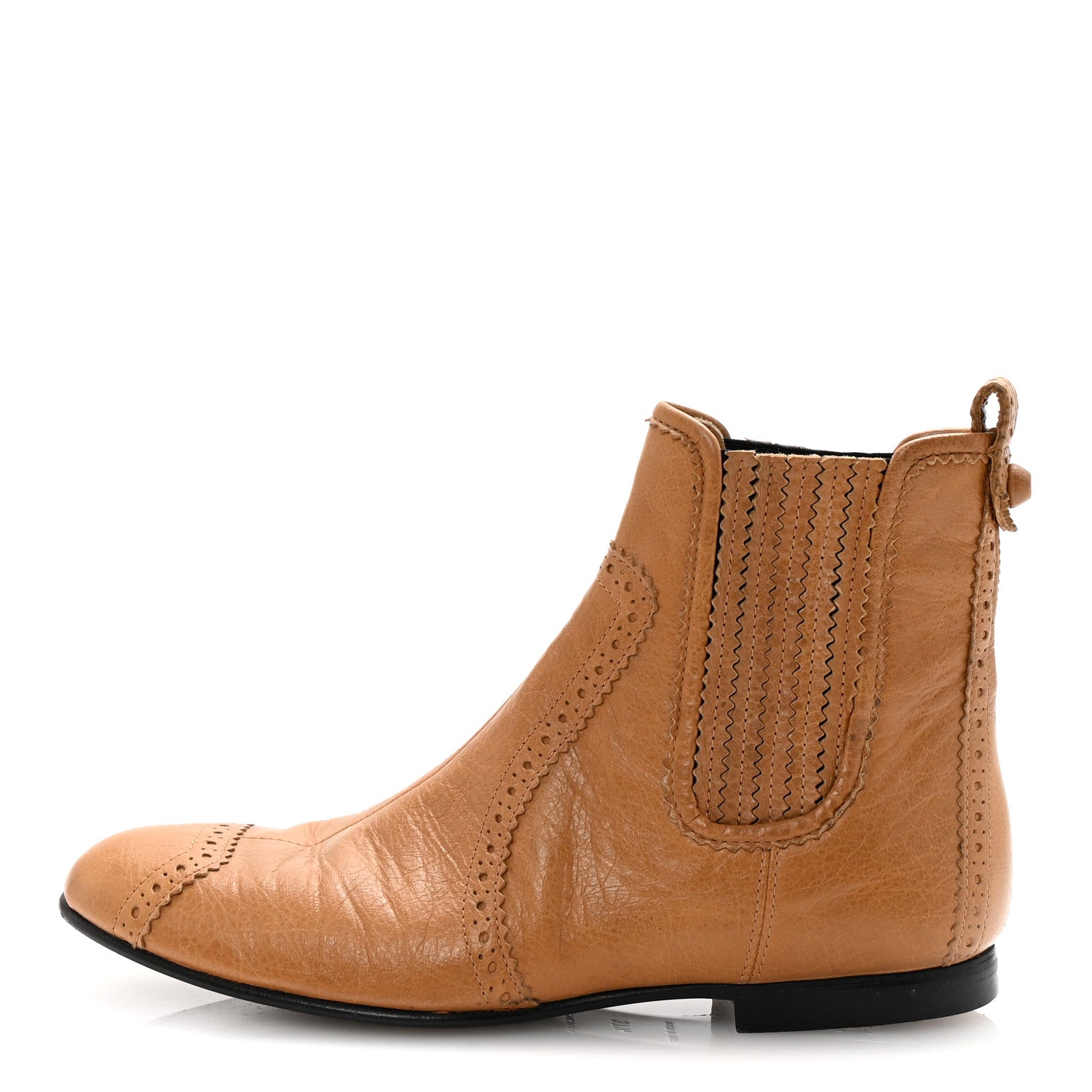 Balenciaga Arena Broderie Ankle Booties 37.5 Cumin 1 of 9