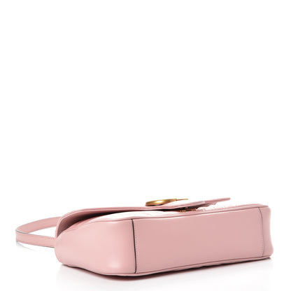 Gucci Calfskin Matelasse Small GG Marmont Shoulder Bag Perfect Pink 4 of 7