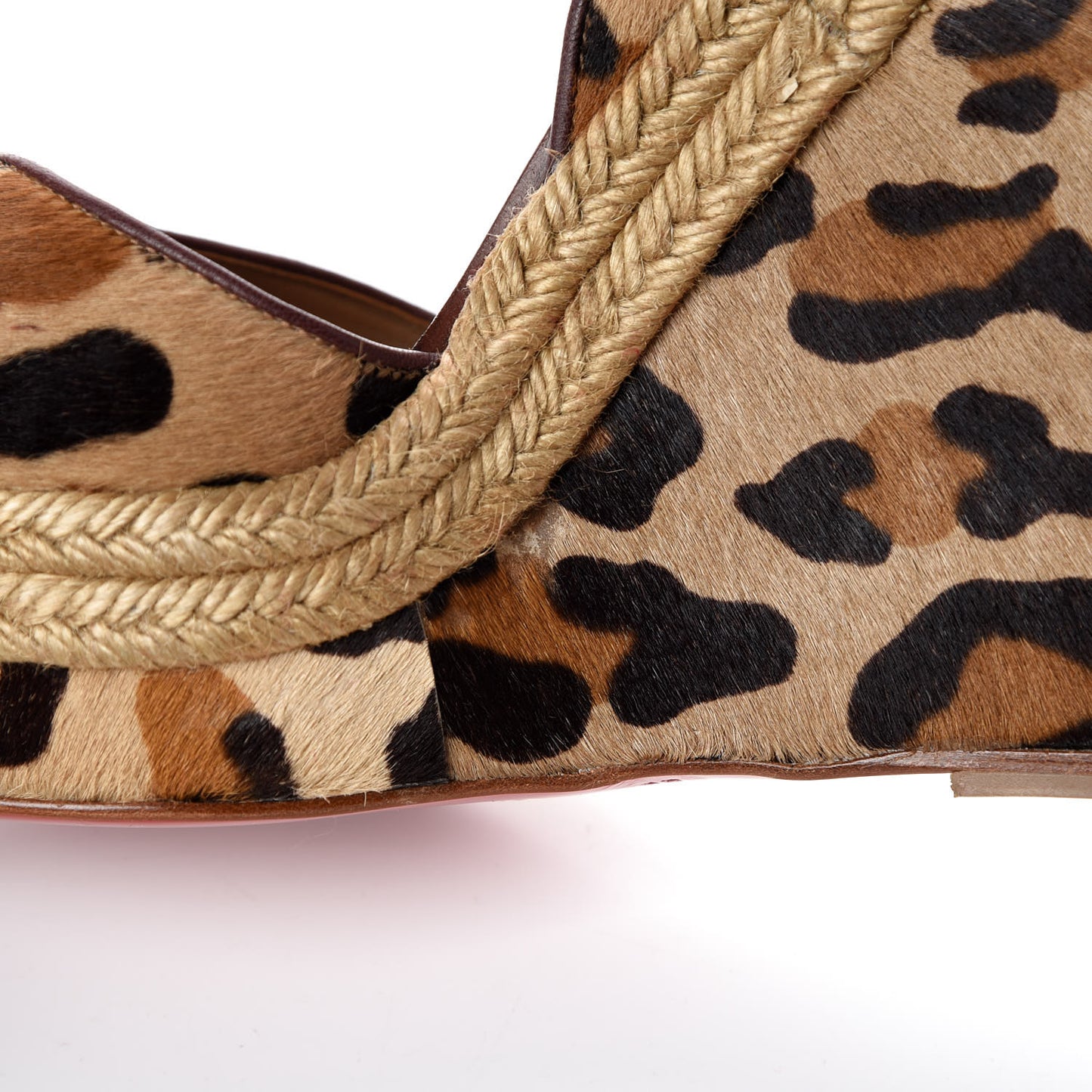 Pony Hair Tigresse 140 Espadrille Wedges 41