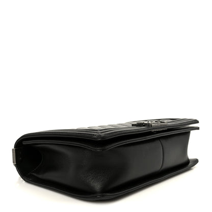Chanel Calfskin Quilted New Medium Boy Flap Black 4 of 11