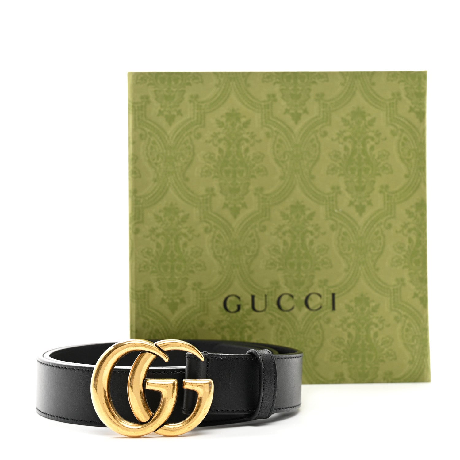 Gucci Calfskin Double G 30mm Belt 90 36 Black 6 of 6