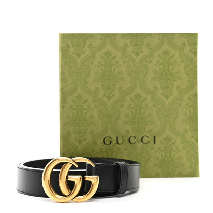 Gucci Calfskin Double G 30mm Belt 90 36 Black 6 of 6