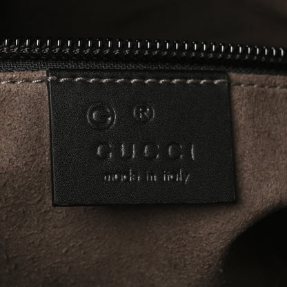 Gucci GG Supreme Monogram Small Zippered Tote Dark Brown 6 of 10