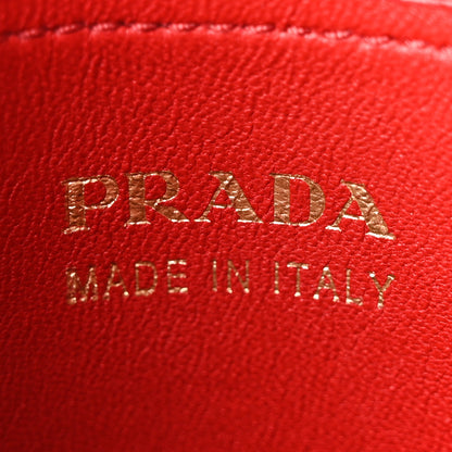 Prada Saffiano Cuir Medium Double Bag Caramel Fuoco 6 of 9