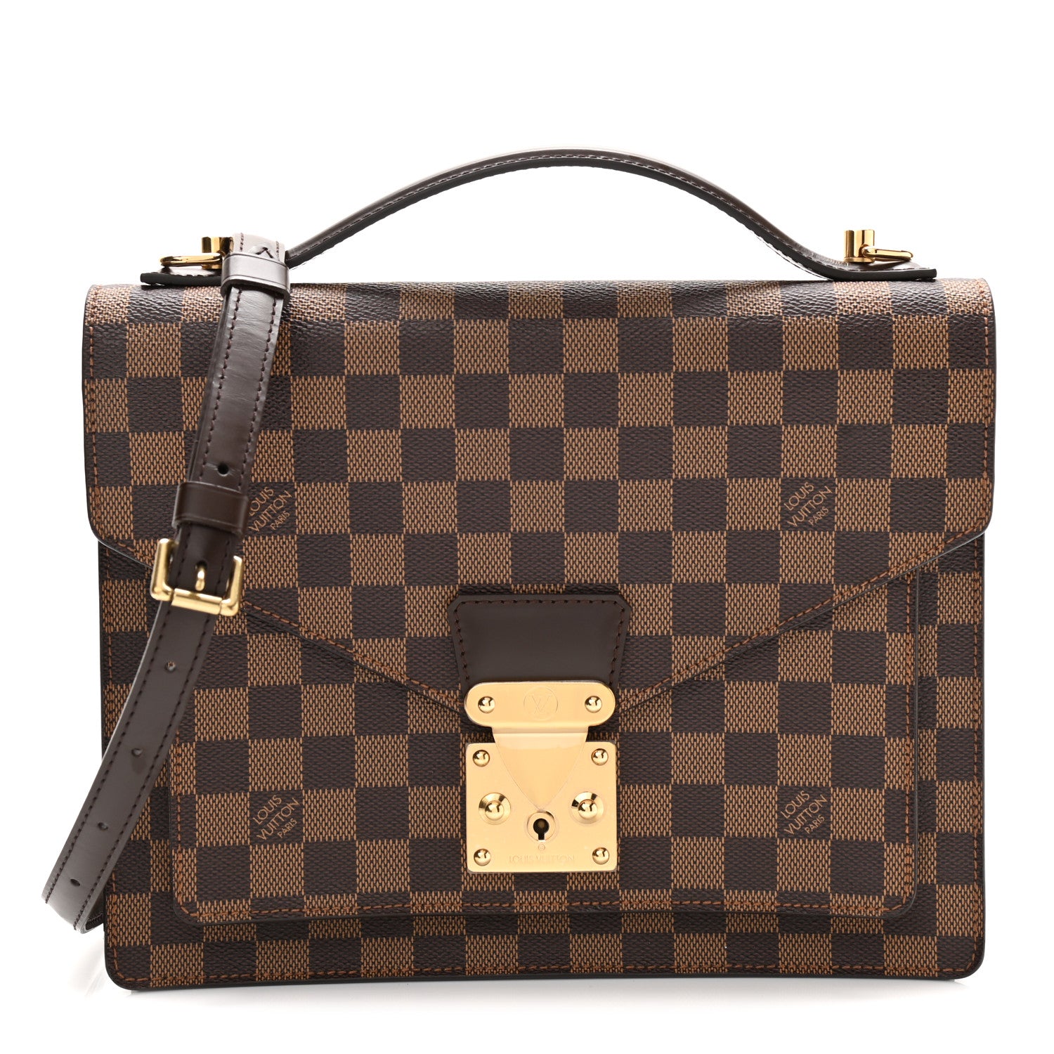 Louis Vuitton Damier Ebene Monceau 1 of 12