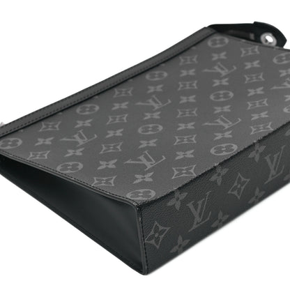 Louis Vuitton Monogram Eclipse Pochette Voyage MM 9 of 10