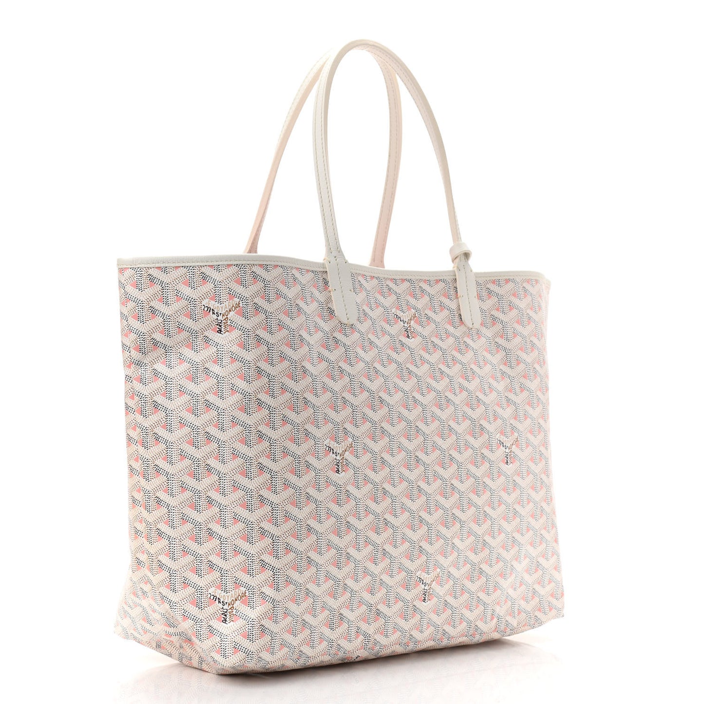Goyardine Saint Louis Claire Voie PM White Pink