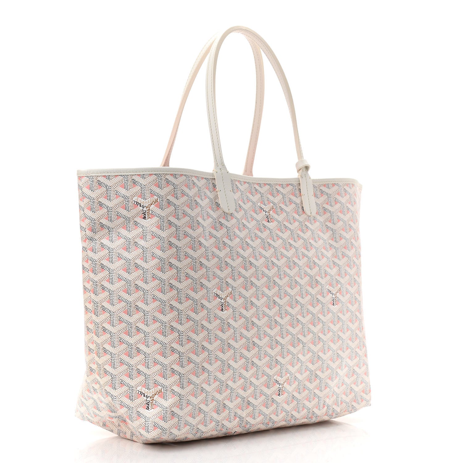Goyard Goyardine Saint Louis Claire Voie PM White Pink 4 of 11