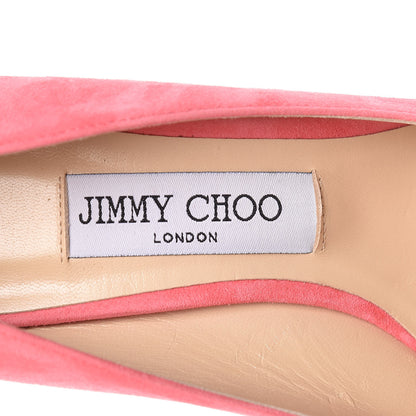 Jimmy Choo Suede Romy 110 Pumps 36.5 Pink 8 of 13