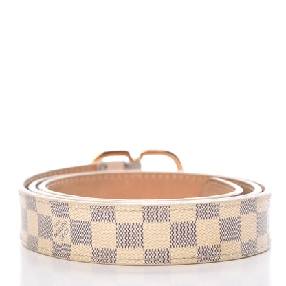 Louis Vuitton Damier Azur 25mm Belt 80 32 3 of 13
