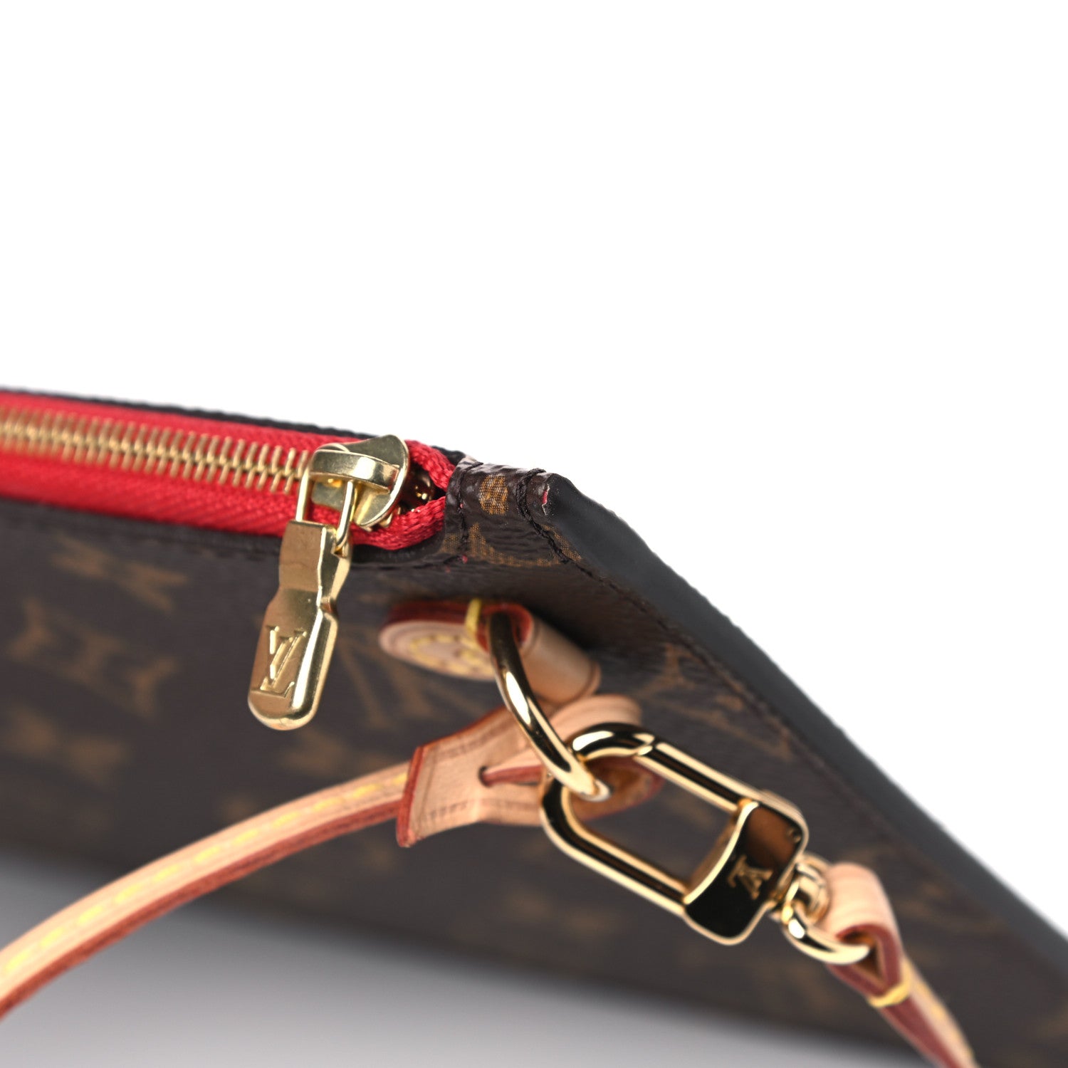 Louis Vuitton Monogram Neverfull MM GM Pochette Cherry 9 of 10