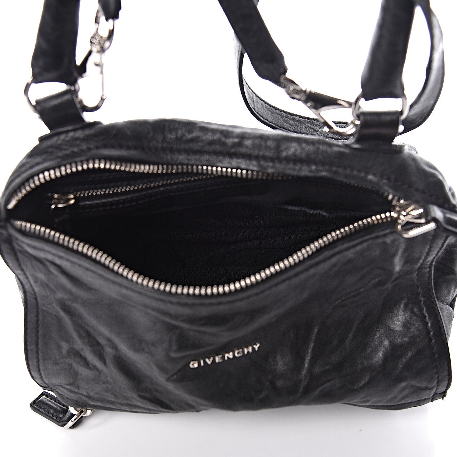 Givenchy Tumbled Sheepskin Small Pandora Black 5 of 10